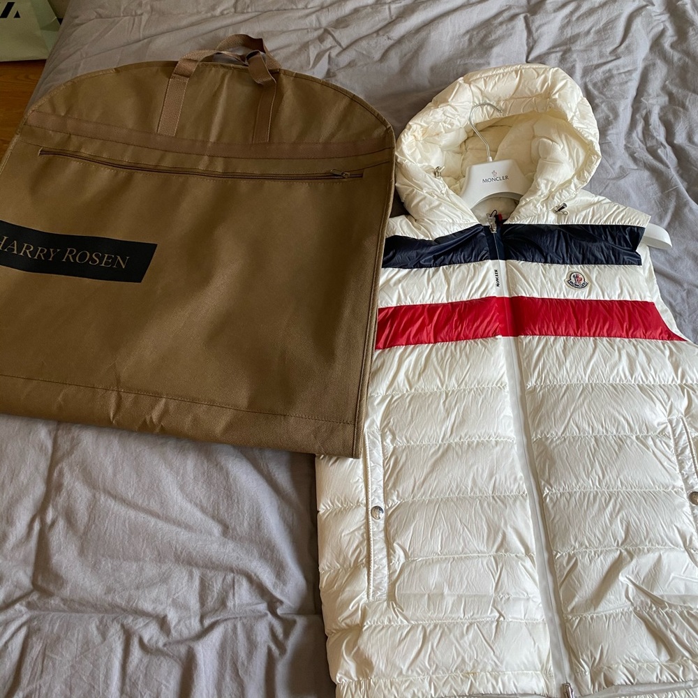 WHITE MONCLER VEST